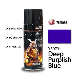 Y3973 sơn xịt samurai màu xanh tím đậm xanh gp