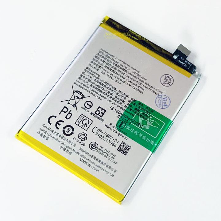 Pin Oppo Realme 7, Realme V5, Realme Q2, NARZO 30 PRO 5G BLP807 5000mAh Zin + Tặng Keo Dán Pin-FREESHIP