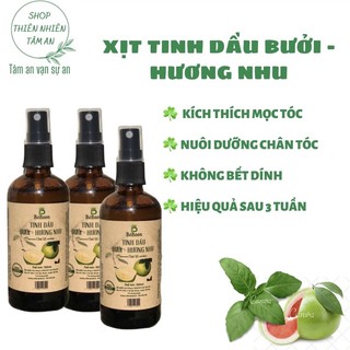 100ml - Xịt bưởi mọc tóc organic Boboon giúp ngăn rụng tóc, làm dày và mượt tóc