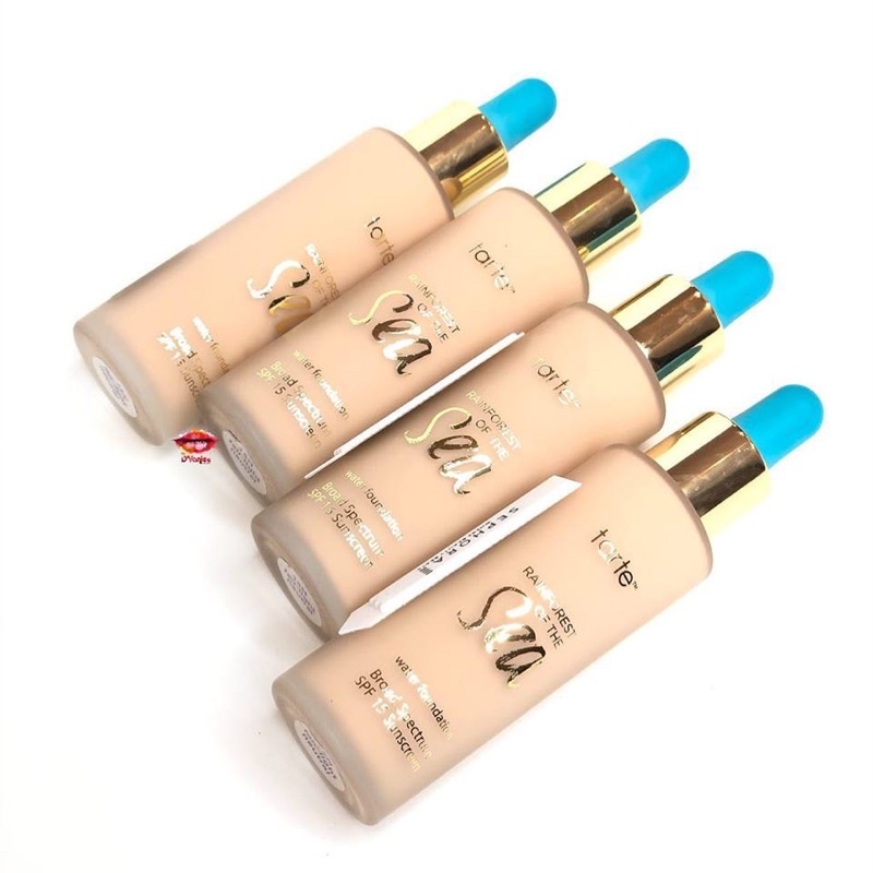 Có bill🇺🇸 Kem nền mỏng nhẹ chống nắng Tarte Rain Forest Of The Sea SPF15 water foundation 27s