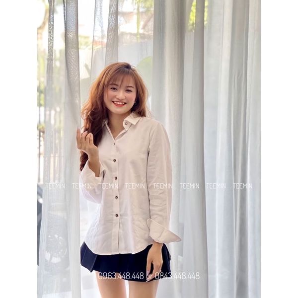 𝐒𝐚𝐯𝐚𝐧𝐧𝐚 𝐒𝐡𝐢𝐫𝐭𝐬 - Sơ Mi Trắng Linen Cao Cấp
