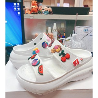  Dép cross dép 2 quai đế dày độn đế 5cm siêu êm chân và tặng kèm  hình gắn   2 quai đế cao MS01   