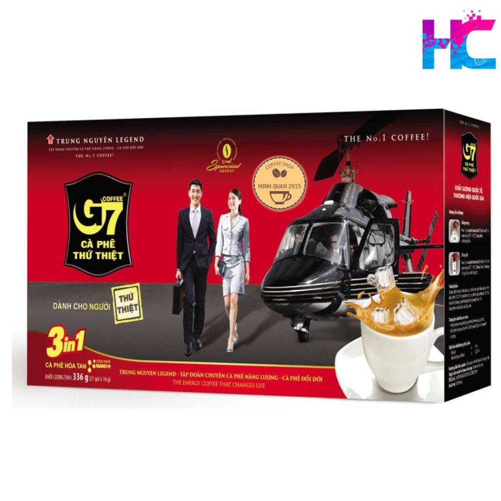 Cà Phê Sữa G7 3in1 Hộp 18 Gói Trung Nguyên