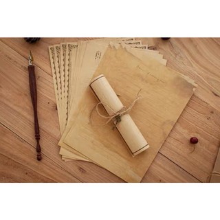 Bộ giấy viết thư giấy kraft