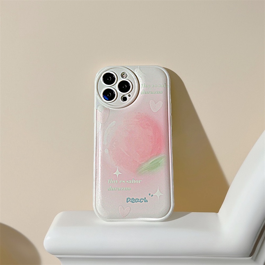 Ốp Điện Thoại TPU Mềm Màu Hồng gradient Cho Iphone6 6splus 7 7plus 8 8plus XR x xs 12 11 pro max plus 13 promax-5006