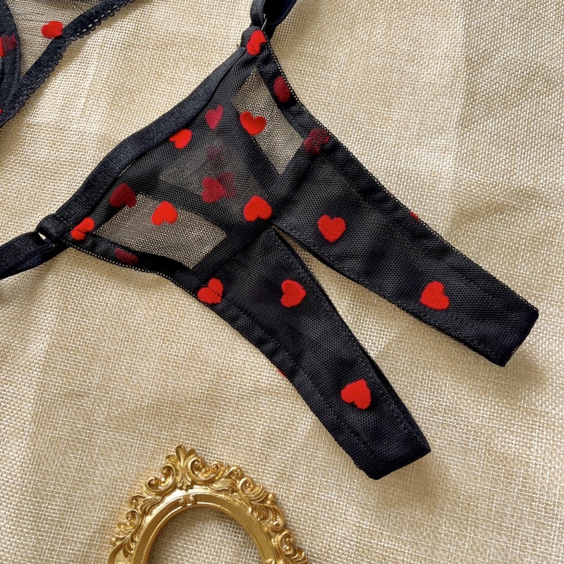 Set đồ lót có gọng quần không đáy sexy gợi cảm NY002
