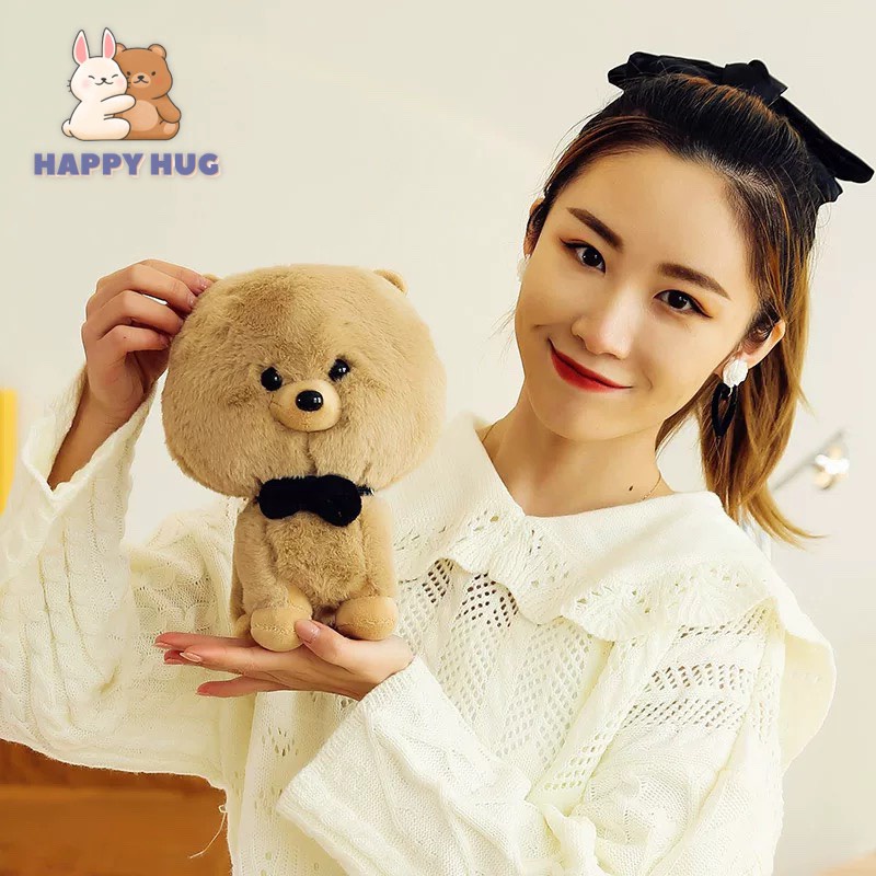 Chó Shiba nhồi bông, gấu bông chó mini, đồ chơi cho bé size 20cm  chất liệu bông gòn cao cấp - Happy Hug