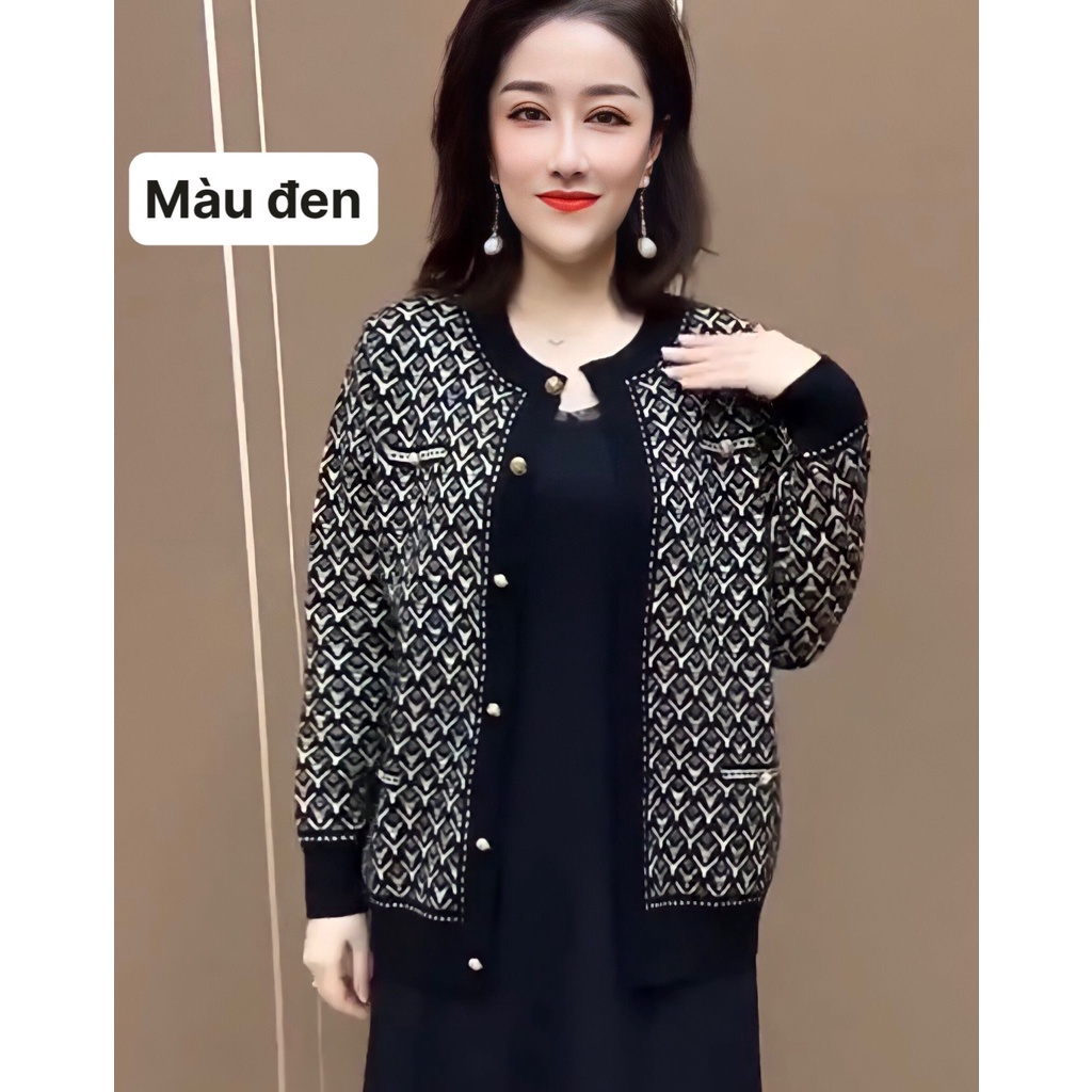 Áo khoác  nữ trung niên chất Xleo, Áo khoác tặng mẹ, tặng bà