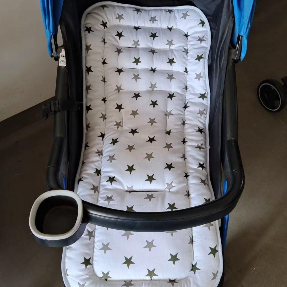 Đệm Lót Xe Đẩy Em Bé Thoáng Khí In Hoạt Hình Dễ Thương