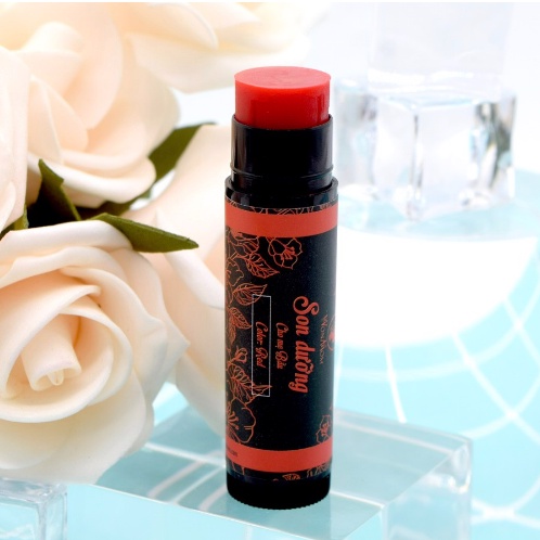 Son dưỡng môi WONOM cho mẹ bầu - Có 3 màu Hồng Cam Đỏ - Không chì - Màu thực phẩm, ăn đươc - Chính hãng