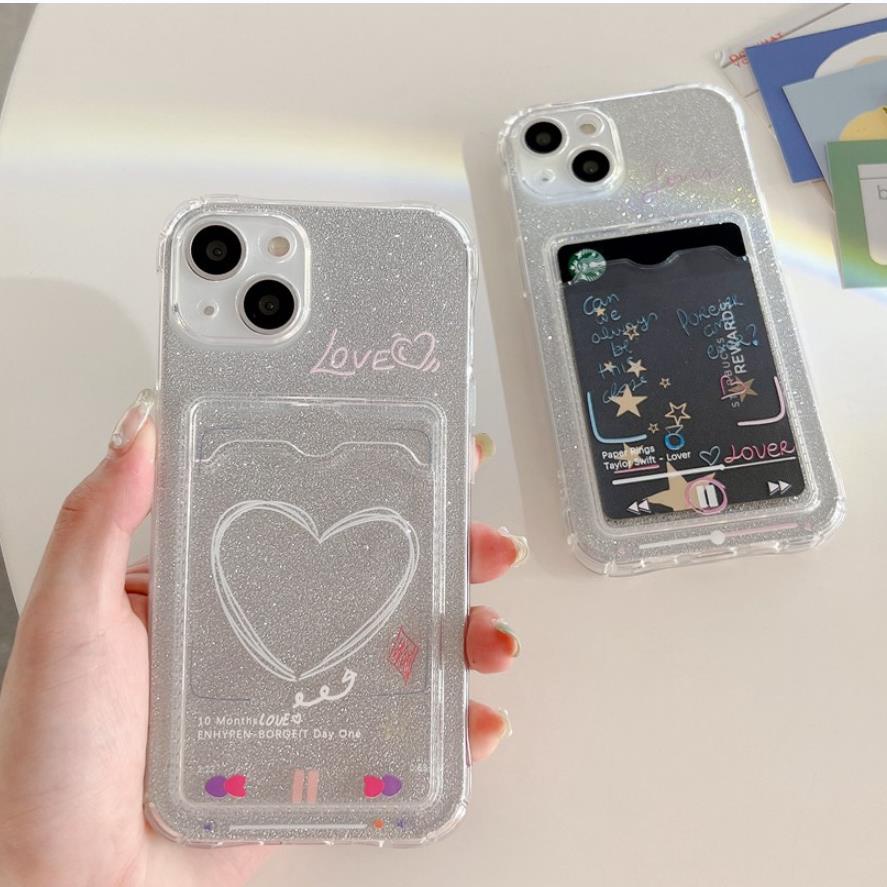 Ốp Điện Thoại Hình Túi Đựng Thẻ Cho iPhone 7 8 14 Plus 7 + 8 + SE 2020 X XR XS Max 11 12 13 14 Pro Max 11
