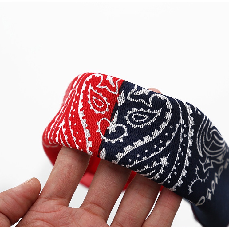 Khăn bandana phối 2 màu cá tính