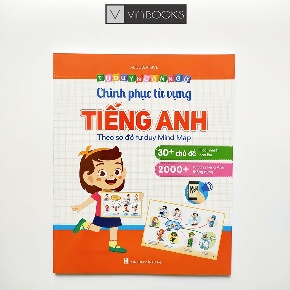 Sách - Chinh Phục Từ Vựng Tiếng Anh - Theo Sơ Đồ Tư Duy Mind Map Có Quét