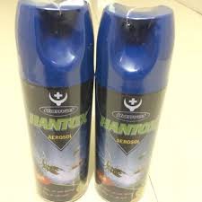 HANVET xịt ruồi muỗi kiến gian hương chanh AEROSOL 400 ml