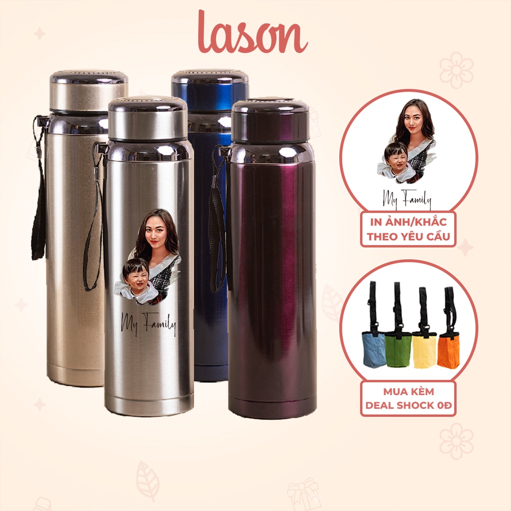 Bình nước giữ nhiệt cỡ bự Lason 1000ml BN-GN00621