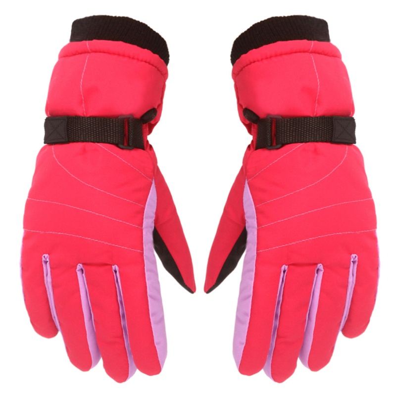 Găng Tay Dày Dặn Chống Gió Chống Thấm Nước Giữ Ấm Cho Bé Khi Trượt Tuyết / Đạp Xe
