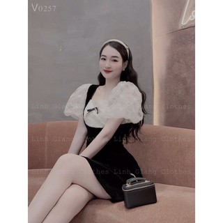Váy dạ tay bồng