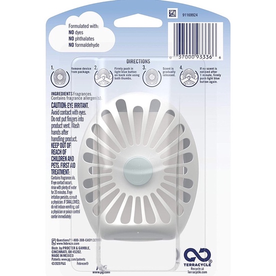 Tinh dầu thơm phòng tắm Febreze Small Spaces 7.5ml của Mỹ