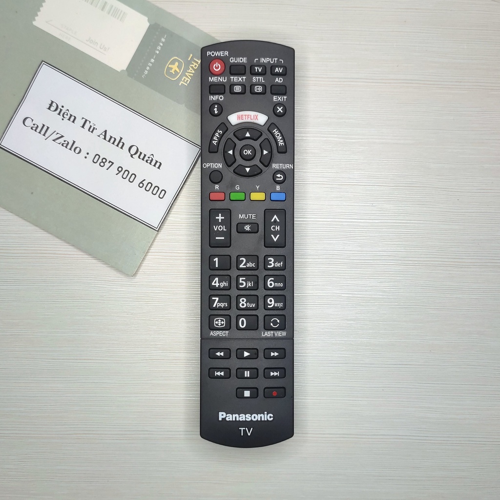 Remote tivi Panasonic - Điều khiển tivi Panasonic hàng mới chính hãng theo tivi