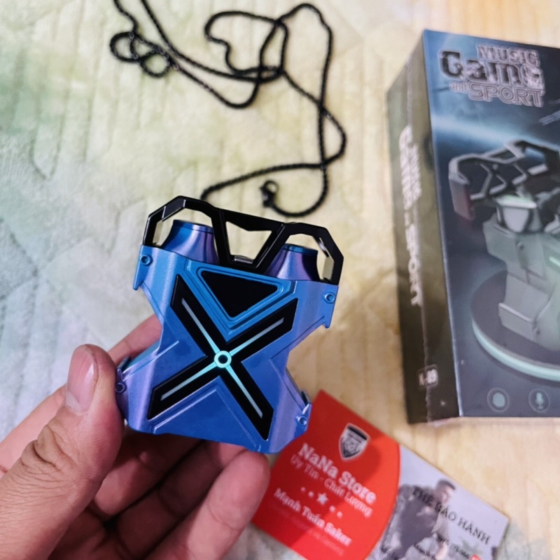 Tai Nghe K89 Bluetooth 5.3 - Hỗ Trợ Game Mode - Thiết Kế Kim Loại - Chống Nước - Âm Bass Ấn Tượng - Tặng Giây Đeo