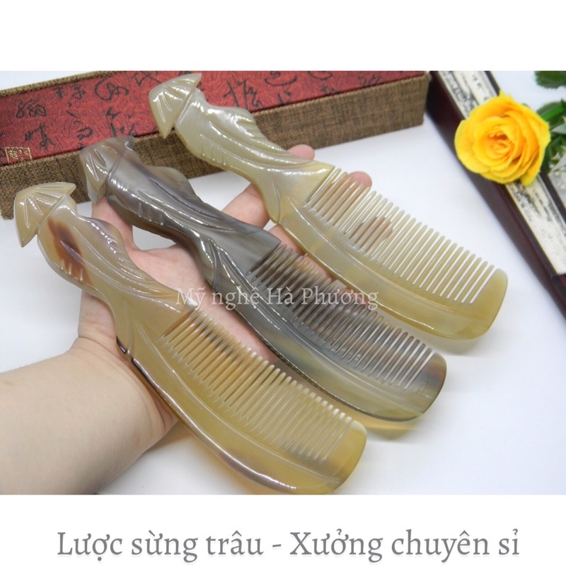 Lược sừng hình Miss Sài Gòn, có video sản xuất tại xưởng