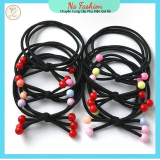 Dây buộc tóc nơ cherry ♥️ freeship ♥️ chun cột co giãn mạnh siêu đẹp - thun buộc tóc phong cách hàn quốc