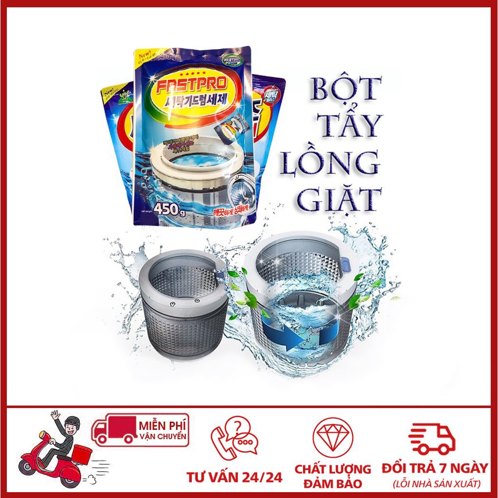 ⛔FREESHIPP⛔ Bột tẩy lồng máy giặt 450g