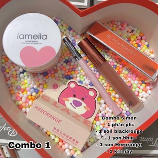 Combo quà tặng ý nghĩa cho bạn gái, combo quà makeup cho nữ