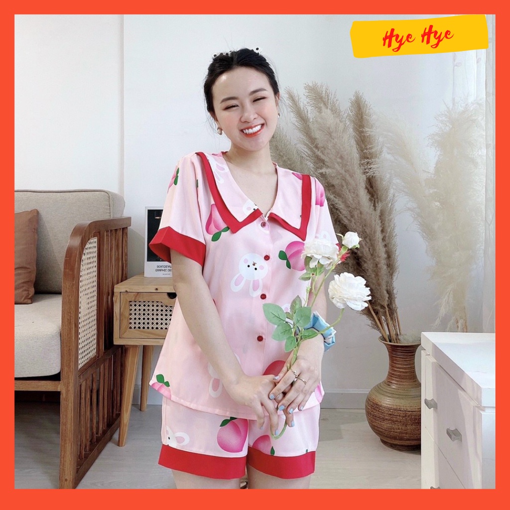 ĐỒ BỘ PIJAMA MẶC NHÀ, vải lụa mango cực sang