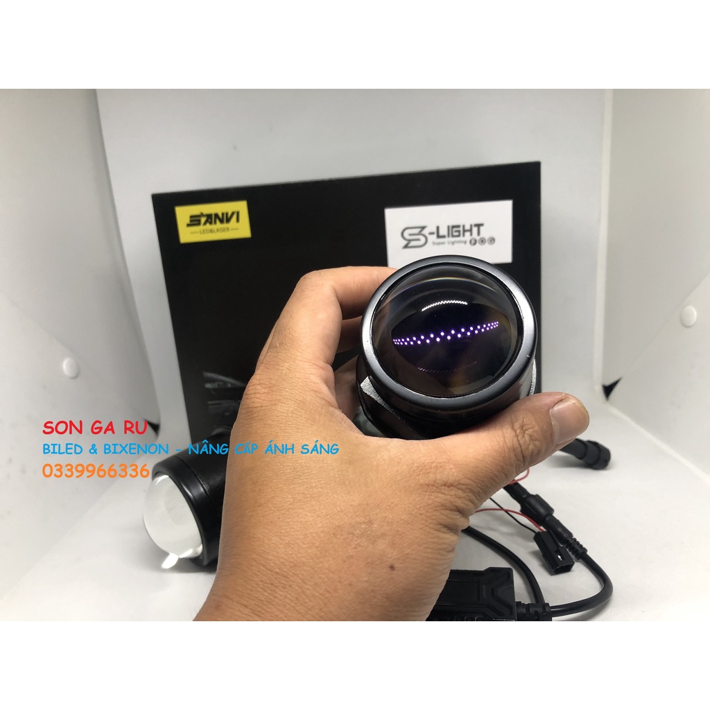 Đèn bi cầu LED gầm 2.0 inch siêu sáng cho oto