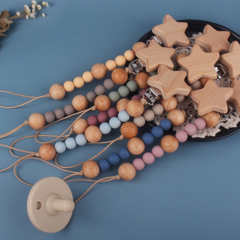 Giá Đỡ Núm Vú Giả Xỏ Hạt Dễ Thương Hiện Đại Cho Bé Sơ Sinh / Sinh Nhật