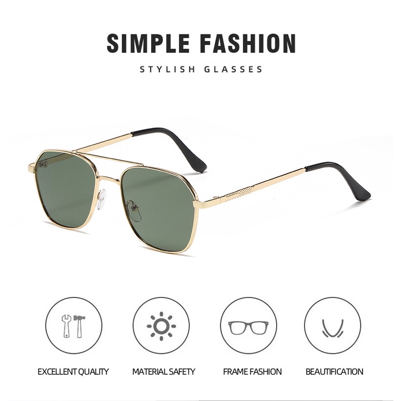 Kính Mát Gọng Kim Loại Nhiều Màu Sắc Dành Cho Cả Nam Và Nữ
