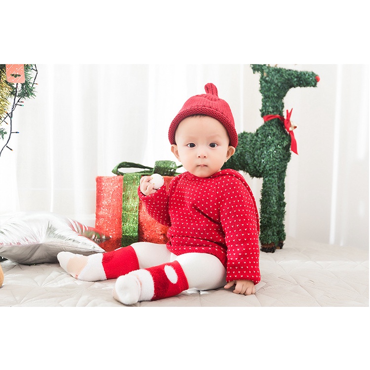 Set quà 4 đôi tất vớ giáng sinh Noel dày ấm siêu xinh cho bé hãng NEMO BABY hàng đẹp bao đổi trả