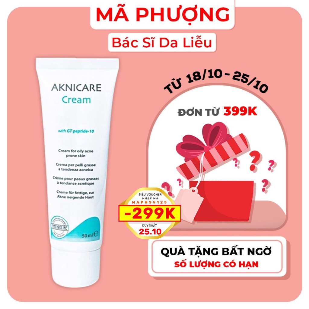 Aknicare Cream dưỡng ẩm cho da mụn