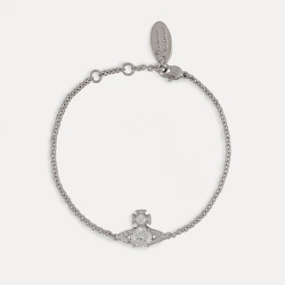 Vòng Đeo Tay Vivienne ISMENE Track Đính Đá Zircon Màu Bạc Sang Trọng
