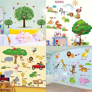 Decal dán tường cho bé, tranh dán 3D trang trí phòng khách, phòng ngủ