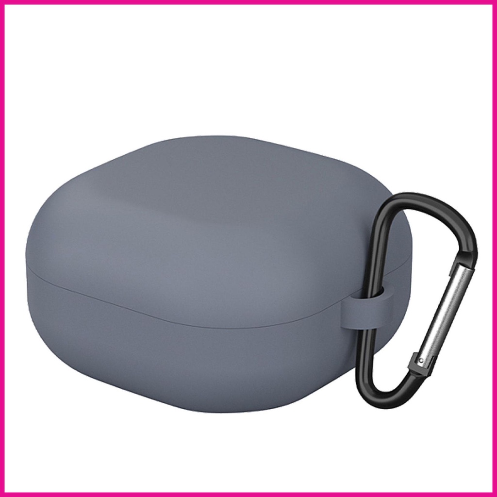Set 2 Vỏ Bảo Vệ Hộp Sạc Tai Nghe Bluetooth Không Dây Bằng Silicon Mềm Có Khóa Gài Cho SamsungBuds Live