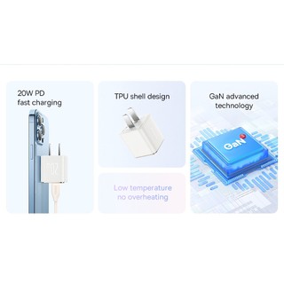 Cốc sạc nhanh Baseus GaN3 Fast Charge TypeC PD 20W - Nhất Tín Computer