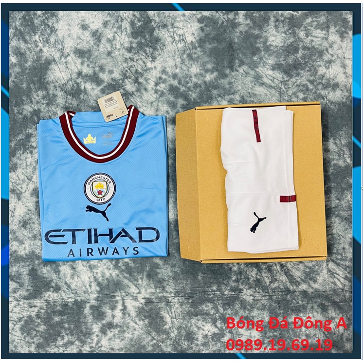 ⚡ Áo Bóng Đá Manchester City ⚡ Áo Bóng Đá CLB MC XANH SÂN NHÀ FULL BOX 100% mẫu mã mới nhất 2022/23( CÓ KÈM HỘP )