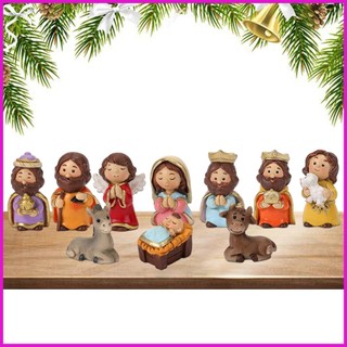 Set 10 tượng chúa jesus trang trí giáng sinh