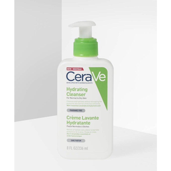 CeraVe - Sữa Rửa Mặt Giúp Làm Sạch Sâu Và Cấp Ẩm Cho Da Thường Và Da Khô CeraVe Hydrating Cleanser