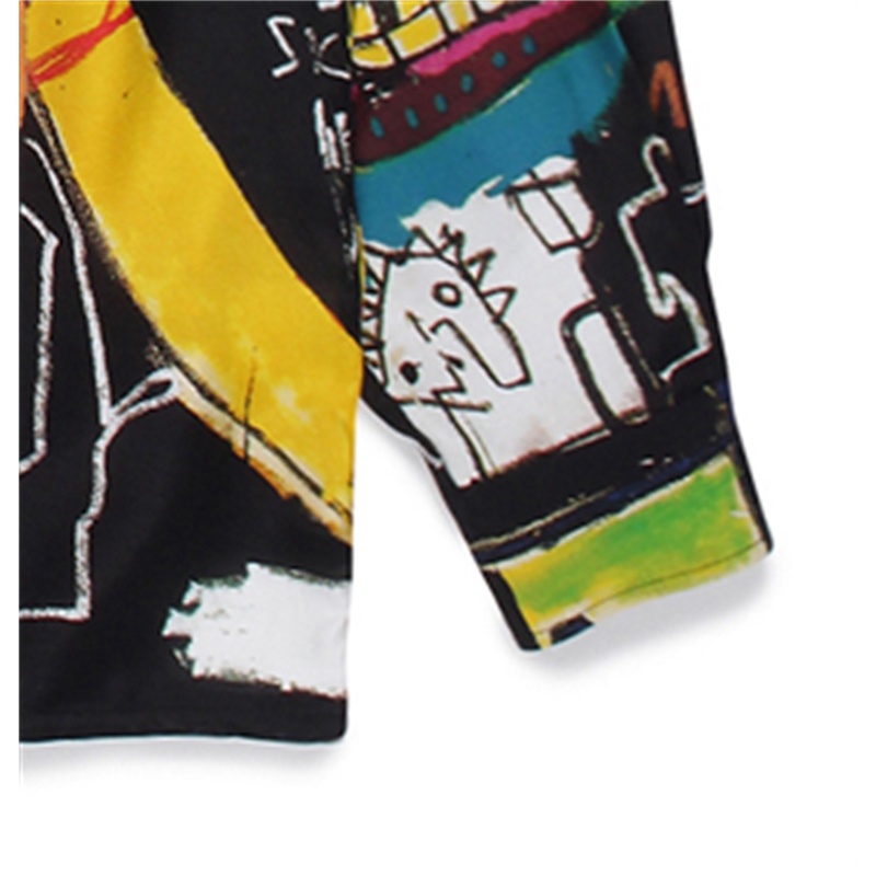 Bán Chạy Nhất WAC &amp; ARIA Áo Sơ Mi Tay Dài In Doodle Plus Size Unisex