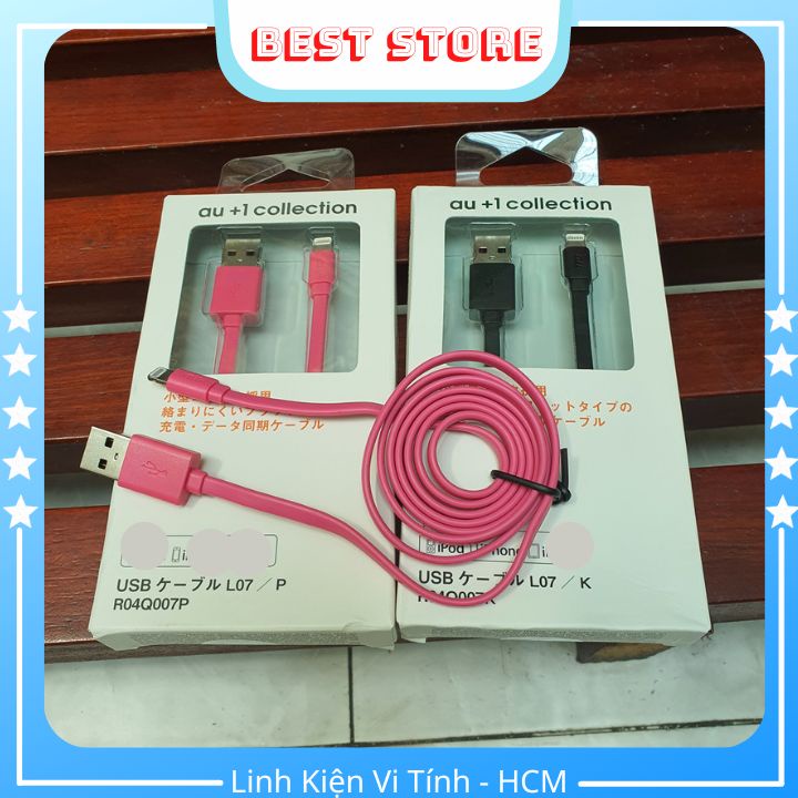 Dây cáp sạc ip nội địa Nhật dành cho ĐT 6/7/8/7/plus/x/xr/xsmax/11/12/pro/promax. Cáp sạc Nhật