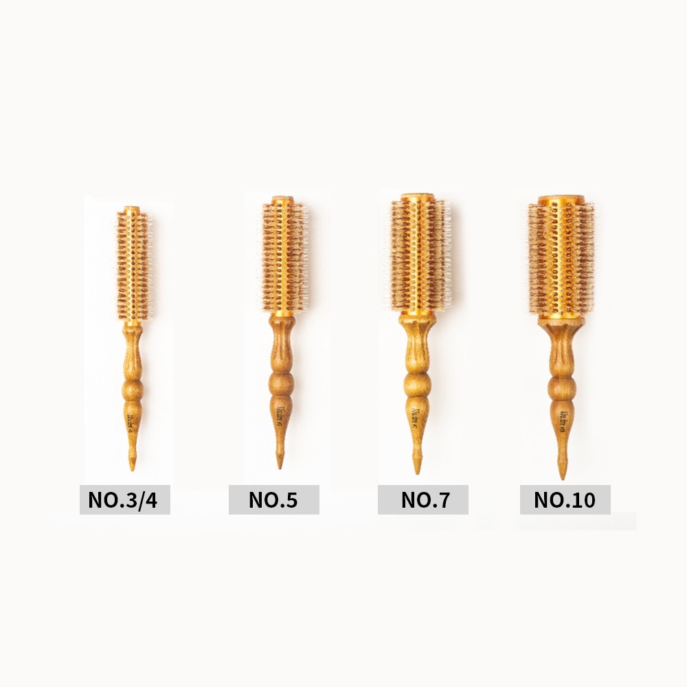 Heat Resistant Round Brush Original  | Lược Cuộn Tạo Kiểu Tóc Xoăn Bằng Sắt Không Cần Dùng Làm Quà Tặng Cọ Tròn Chịu Nhiệt 4 Kích Cỡ Tiện Dụng