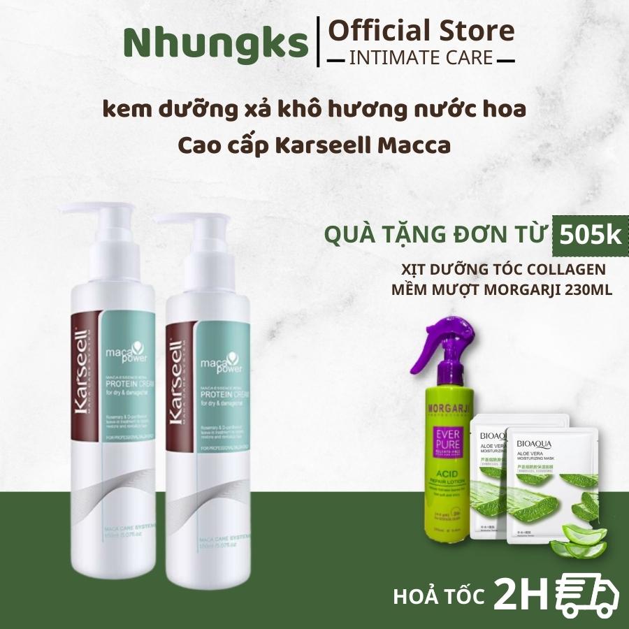 Kem xả khô protein chăm sóc tóc bóng mượt tóc uốn nhuộm khô xơ phục hồi tóc hư tổn PROTEIN KARSEELL Cream- NHUNGKS.STORE