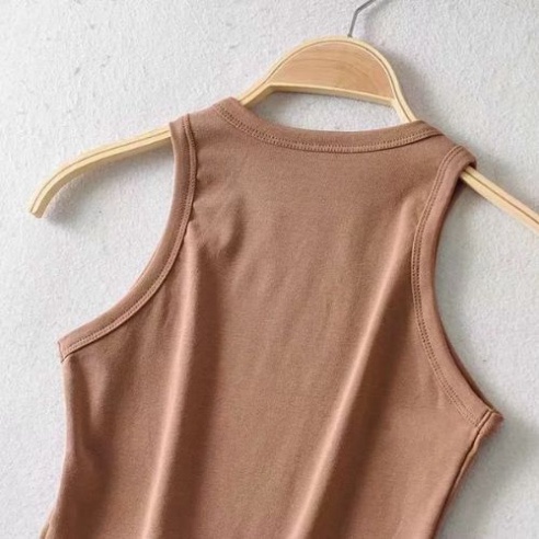 Áo Croptop ba lỗ nữ ngưc ôm Body chất liệu thun cotton 100% co dãn mạnh -T&T_store08