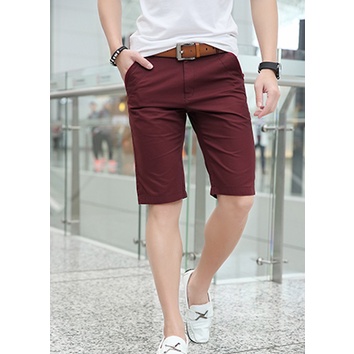 Quần short kaki nam màu trẻ trung dáng bassic Zenkocs3 MEN SHORTS 008