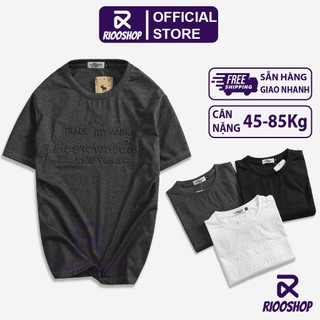 [XẢ KHO] Áo phông nam cổ tròn dập nổi aber cực đẹp RTX023 - áo thun nam cotton