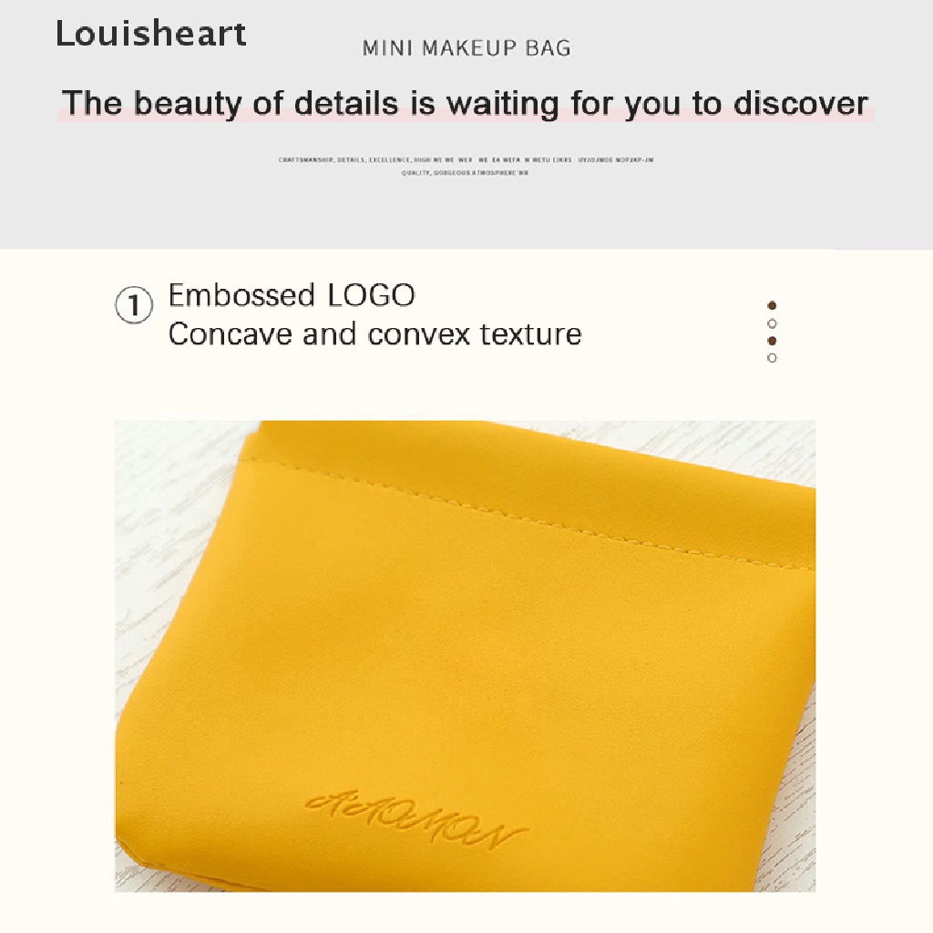 Ví Da Louisheart Mini Mềm Mại Đựng Tiền / Thẻ Tiện Dụng Cho Nữ