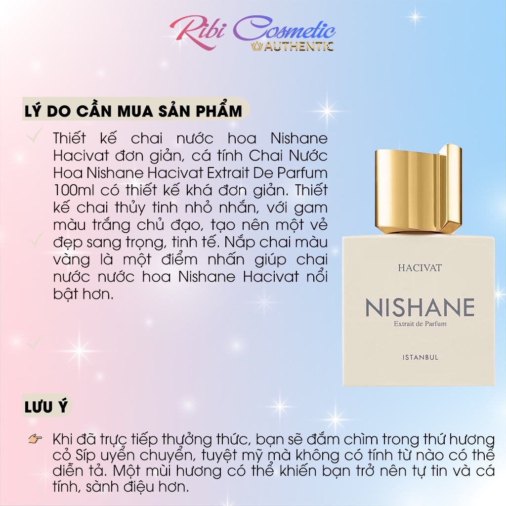 Nước Hoa Nam Nữ Unisex Nishane Wulong Cha, Nishane Hacivat, Nishane Ani Ribicosmetics